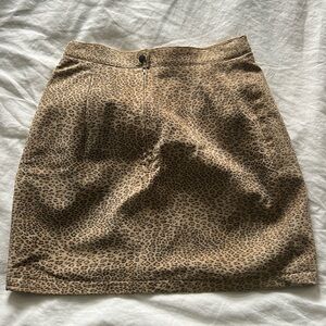 Vintage Suede Ann Taylor Mini Skirt